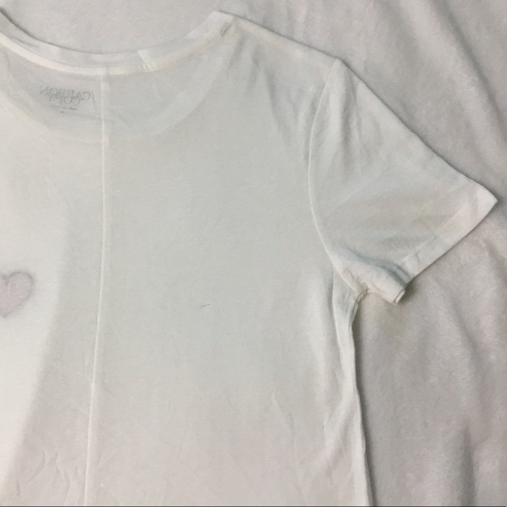 Carbon Copy Tee w/Heart NWOT - Picture 8 of 8